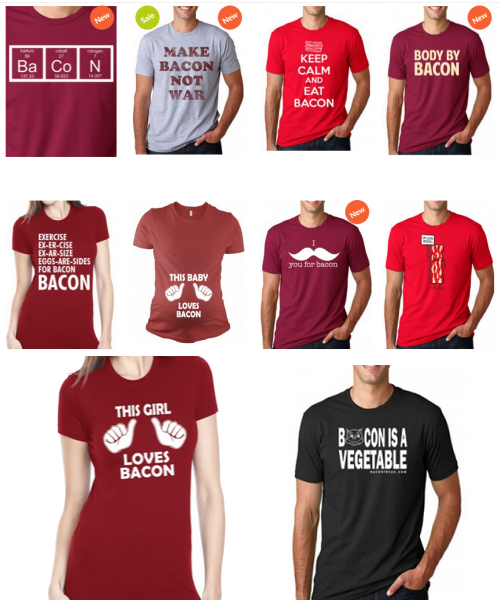 Bacon Tshirts
