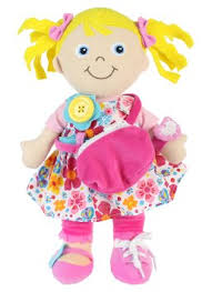 learning doll with zips and buttons