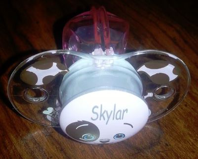 RaZbaby's personalized pacifiers