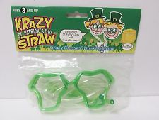 St. Patrick's Day straw Glasses