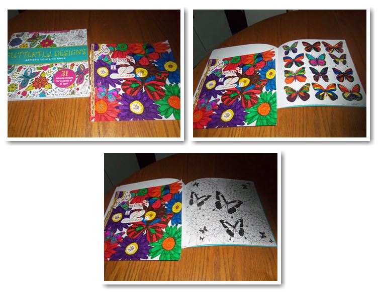  BUTTERFLY DESIGNS ARTIST'S COLORING BOOK