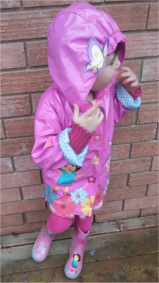 Dora rain coat