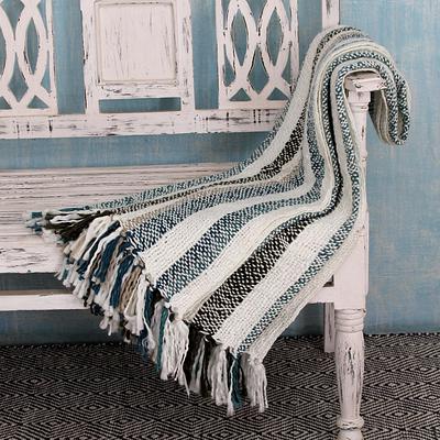 Indian Striped Throw Blanket,