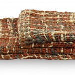 Woven throw blankets