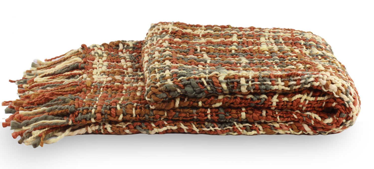 Woven throw blankets from Novica