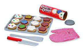 Wooden Slice and Bake Cookie Set