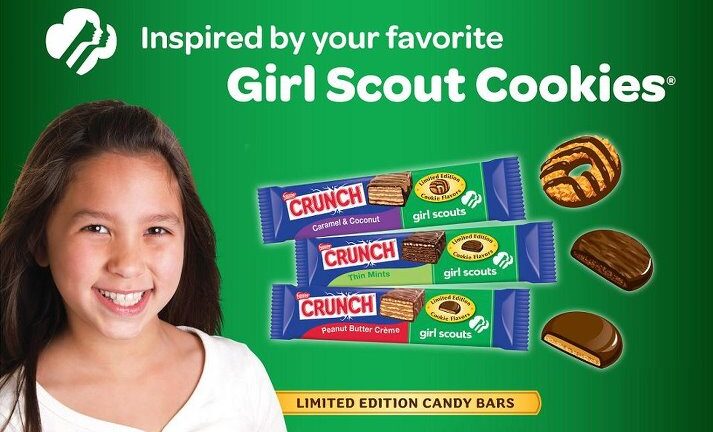 Nestle Crunch Girl Scout Candy Bars