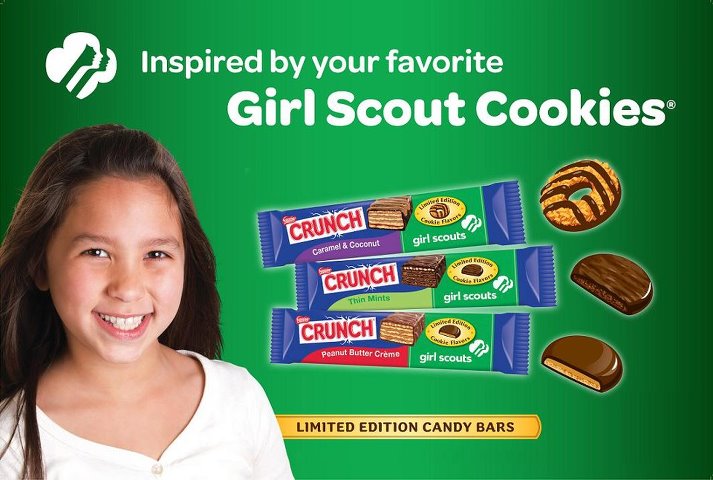 Review of Nestle Crunch Girl Scout Candy Bars