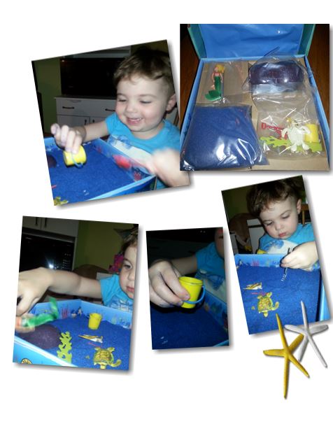 My Little Sandbox Mermaid’s Cove sensory play.