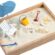 Miniature sandbox- sensory play fun
