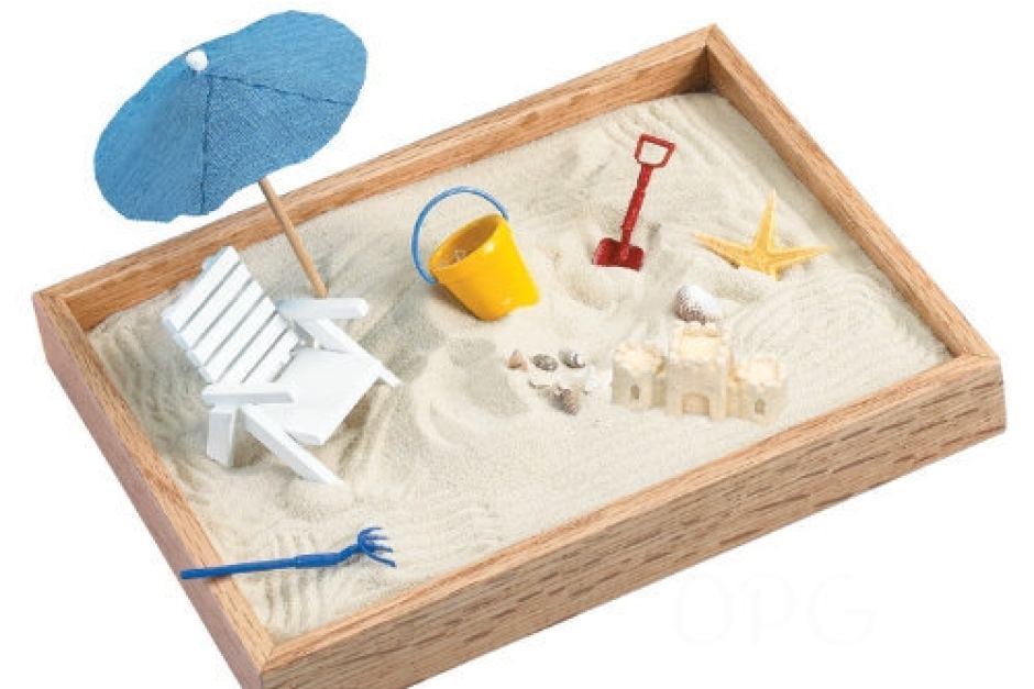 Miniature sandbox