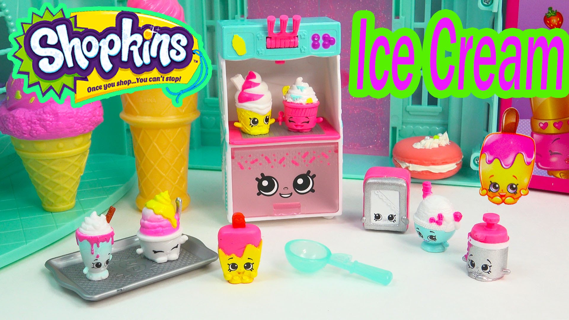 Shopkins ice cream parlour review