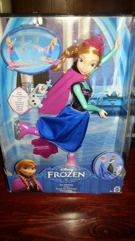 Ice Skating Anna Doll Disney Frozen