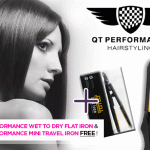 QT Performance Wet to Dry Tourmaline Ceramic Flat Iron/ Hair Straightener