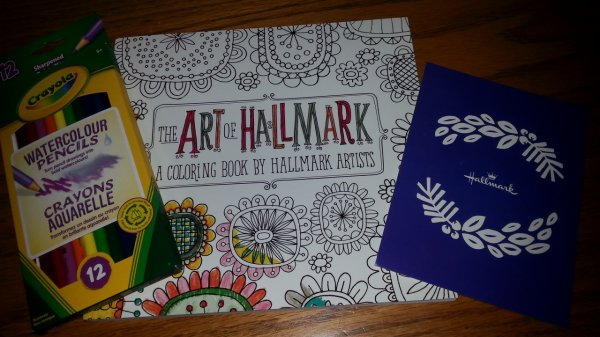 The Art of Hallmark coloring book for adults