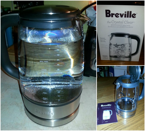 breville the crystal clear glass kettle