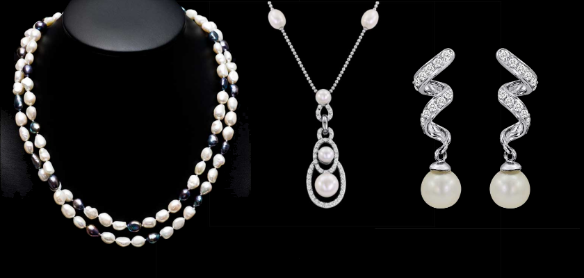 Pearl Jewelry and The Little Black Dress- Pearl & Clasp