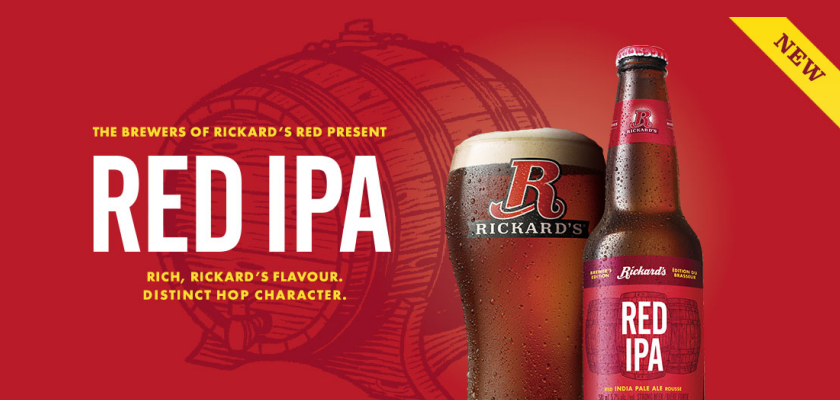 RICKARD’S RED IPA for the holidays