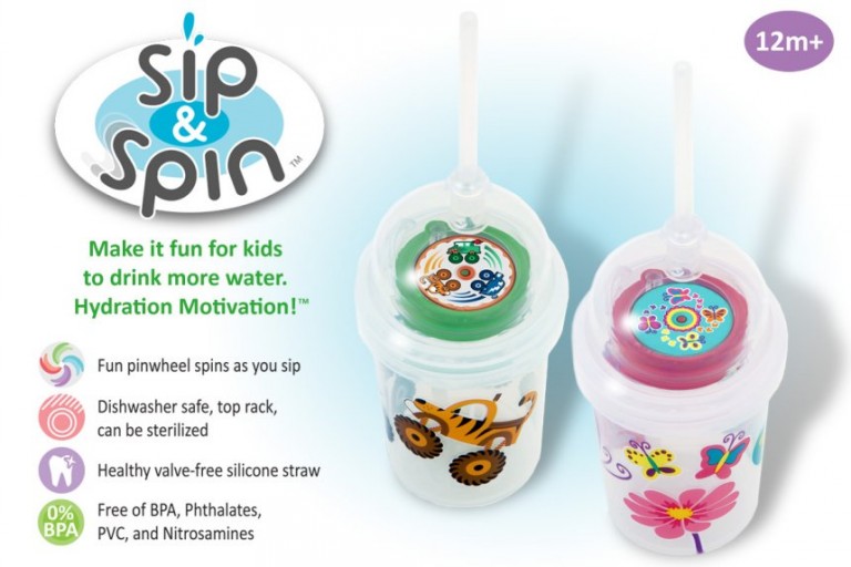 nuSpin Kids Sip & Spin and Zoomi Cup