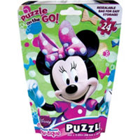 Minnie Mouse Puzzle Bag 24pc