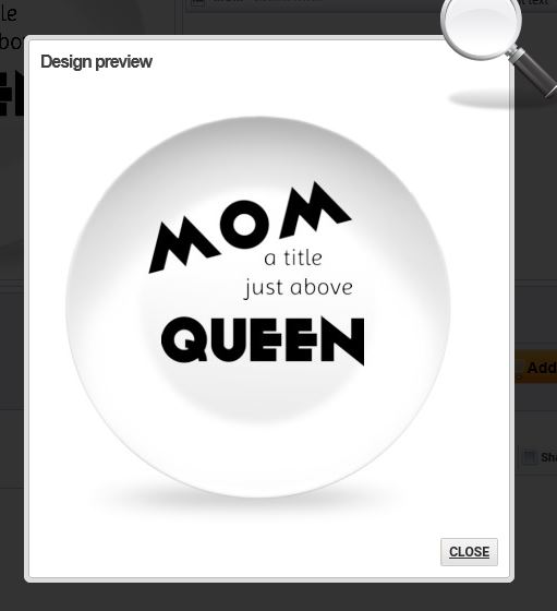 Create Your Own plate