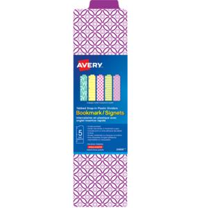 Avery® Tabbed Bookmark Plastic Dividers