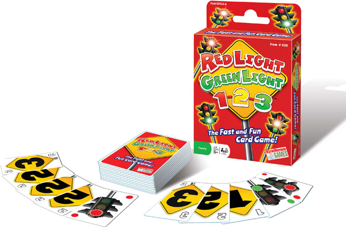 Red Light Green Light 1-2-3 Card Game