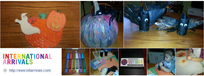 Preschool Halloween crafts with International Arrivals