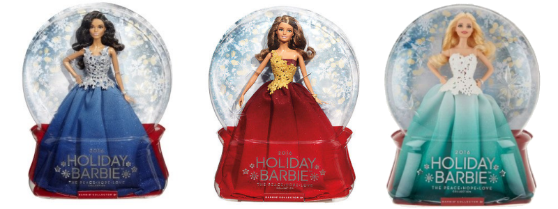 Holiday Barbie Dolls-2016 holiday collection