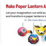 make paper animal lanterns klutz