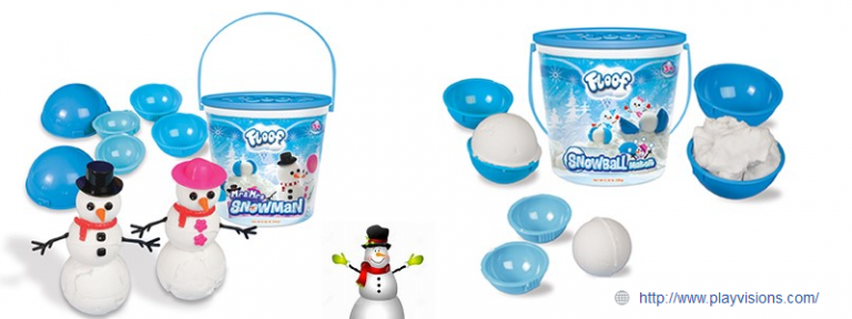 The Magic of Floof Modeling Clay: Reusable Snow