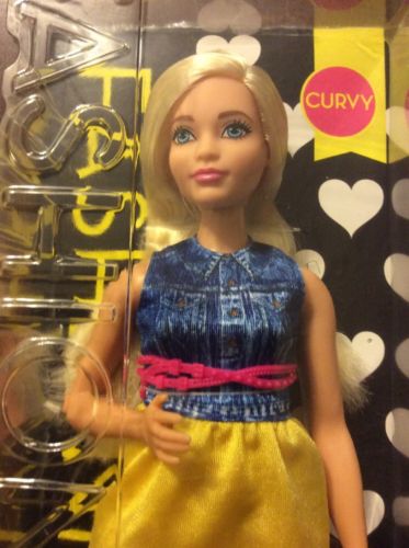 Chambray Chic Curvy Barbie Doll