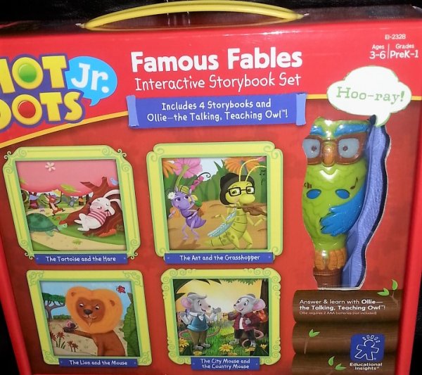 Hot Dots Jr. Famous Fables Interactive Storybook Set 