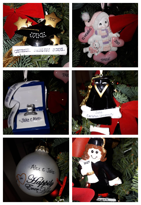 Personalized Milestone Christmas Ornaments