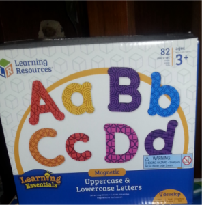 Magnetic Uppercase and Lowercase Letters