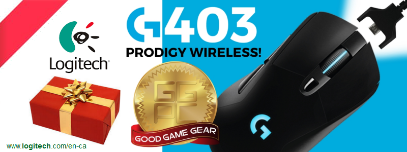 Logitech G403 Prodigy wireless gaming mouse