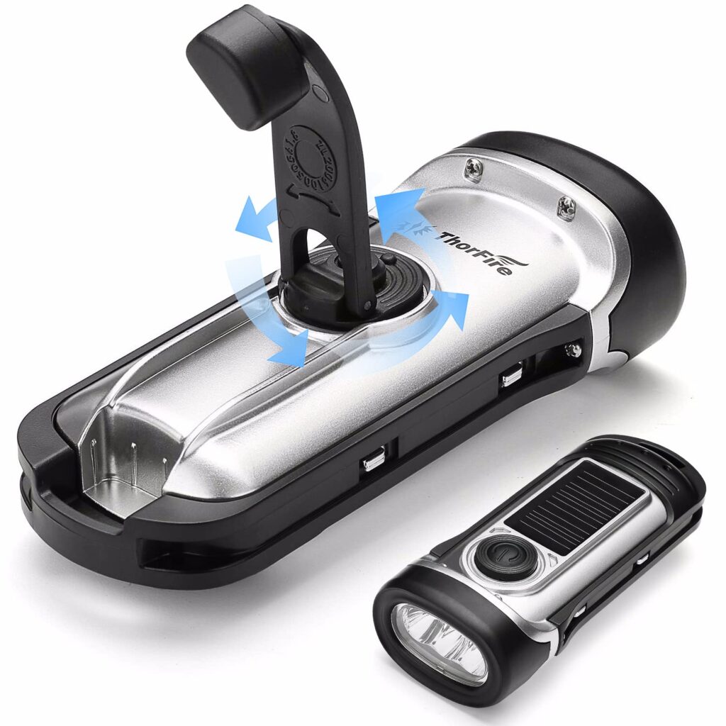 Hand Crank Flashlight