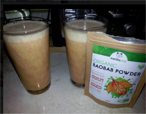 Organic baobab powder