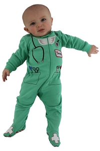 Doctor Footed Romper