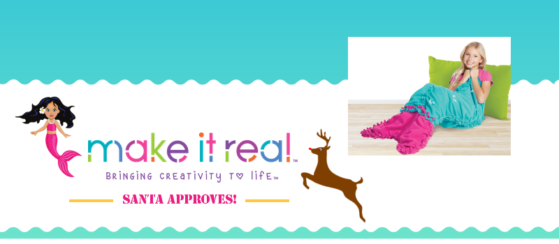 Make It Real mermaid tail blanket kit Giveaway