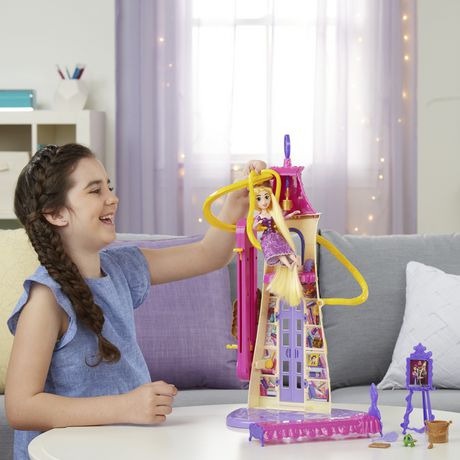 DISNEY’S TANGLED THE SERIES SWINGING LOCKS CASTLE Playset