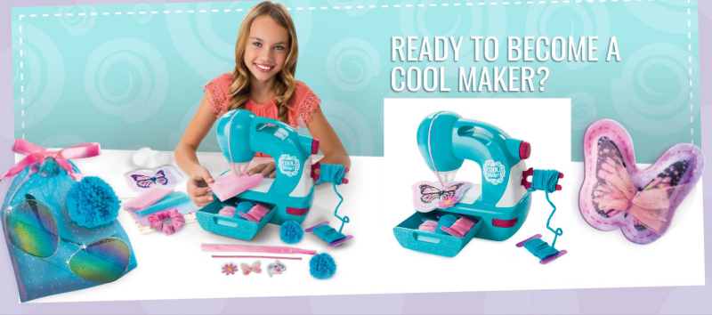  Cool Maker - Sew N' Style Sewing Machine with Pom-Pom Maker  Attachment (Edition May Vary) : Toys & Games