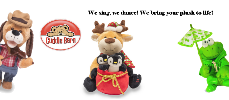 Cuddle Barn animated musical plush