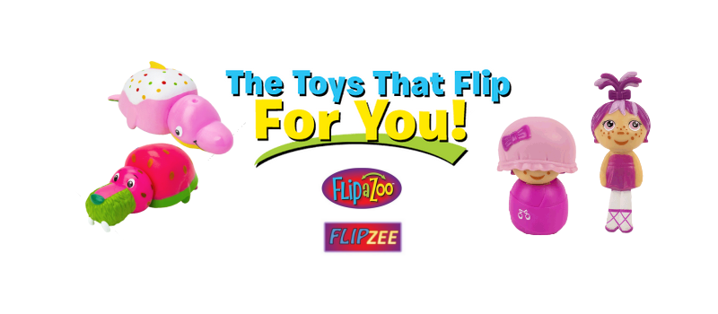 FlipaZoo and FlipZee Girls mini dolls- Stocking Stuffers