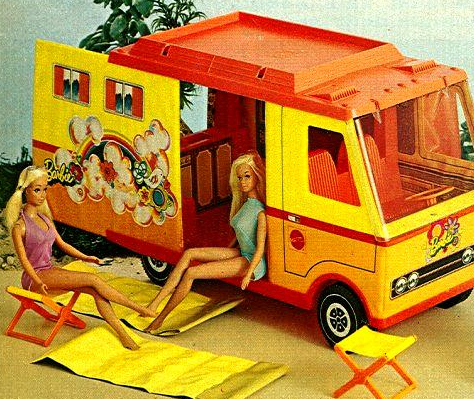 camper barbie vintage