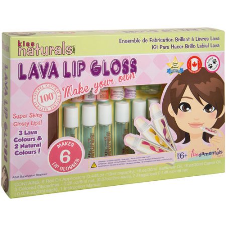 Kiss Naturals DIY Lava Lip Gloss kit