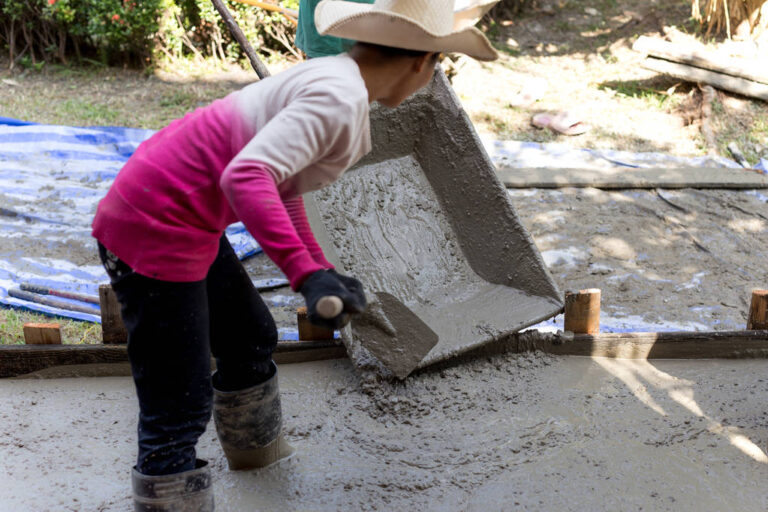 Woman construction worker
