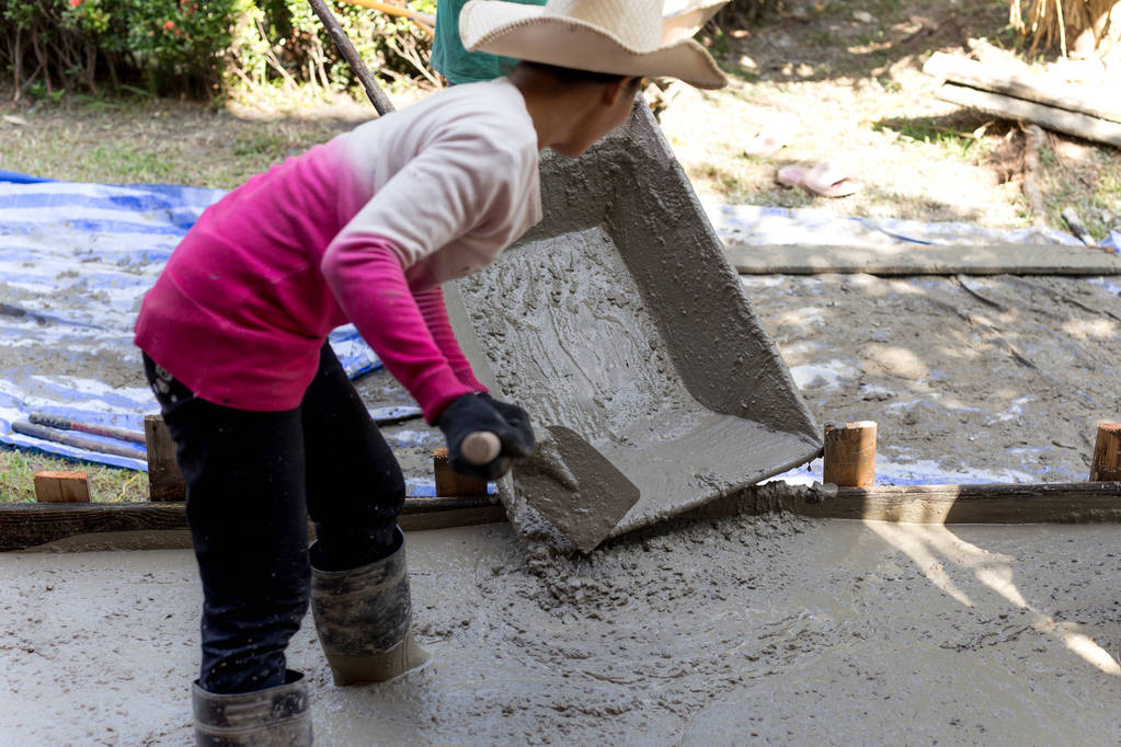 Woman construction worker