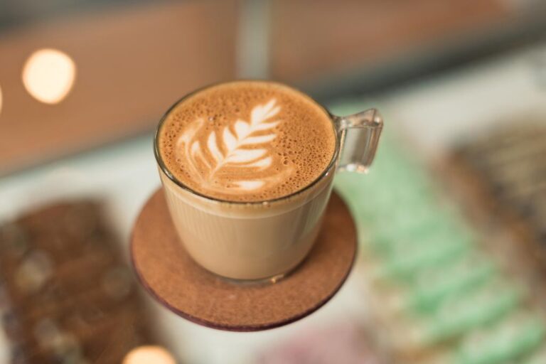 cup of coffee with latte art