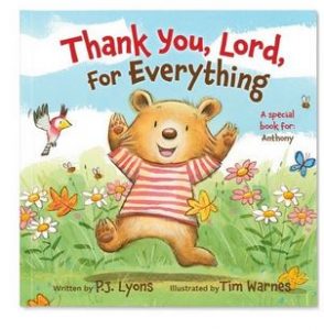 Thank You, Lord, For Everything Personalized Book 
